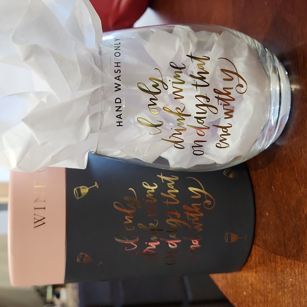 Stem-less Wine Glass